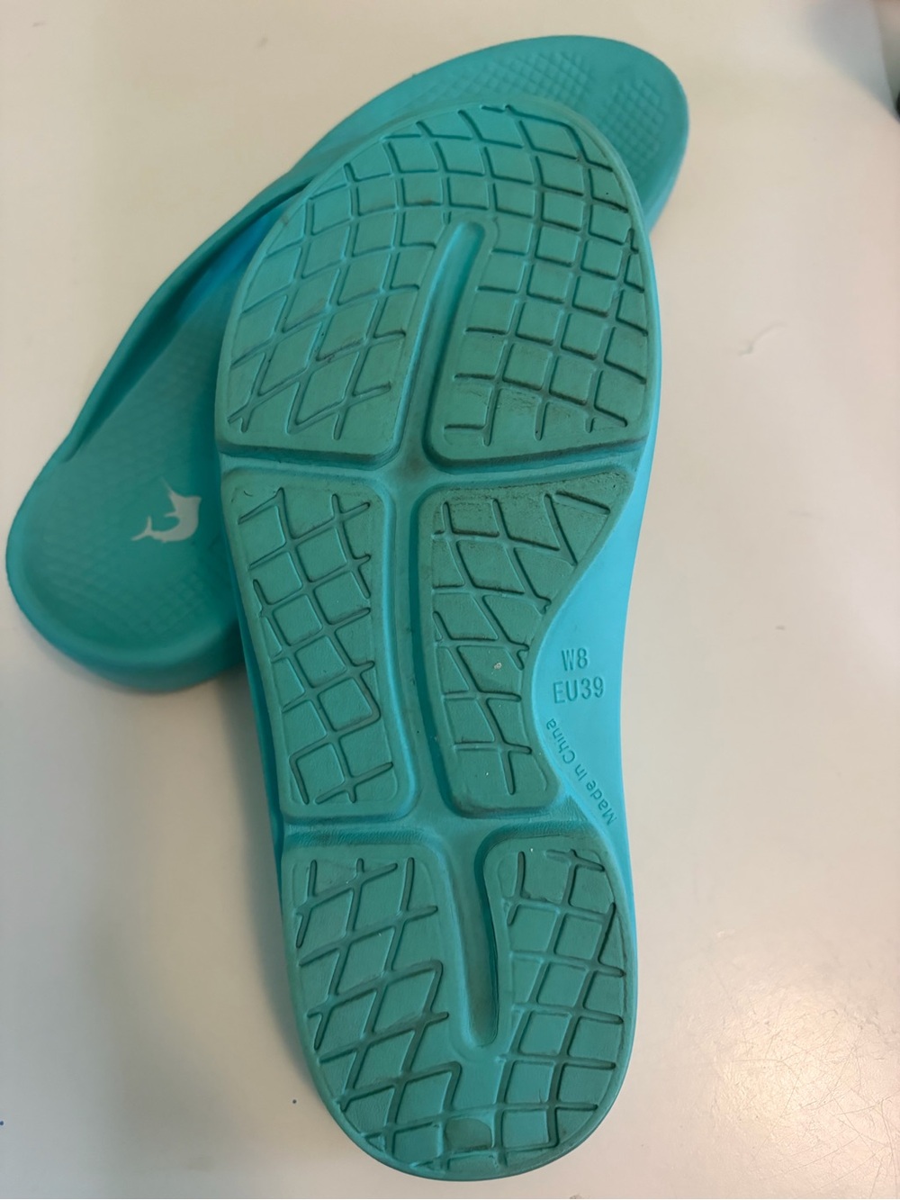 Reel Legends Women’s Aqua Blue Sandals Flip Flops Size 8 - Picture 5 of 6